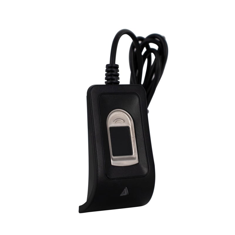 Fingerprint Reader: Black Compact 360 Degree Automatic Correction Multi-function Biometric Access - Low Power Consumption Universal Interface High Reliability Live Fingerprint for Computer Safety Syst - Image 1