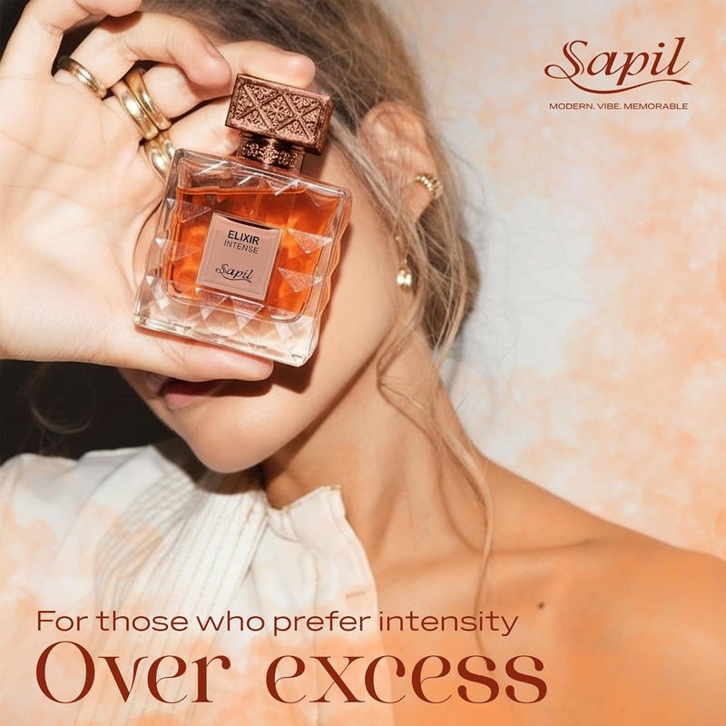 Sapil Elixir Intense Eau De Parfum 100ml - Fresh Floral Fragrance for Men and Women - Image 5