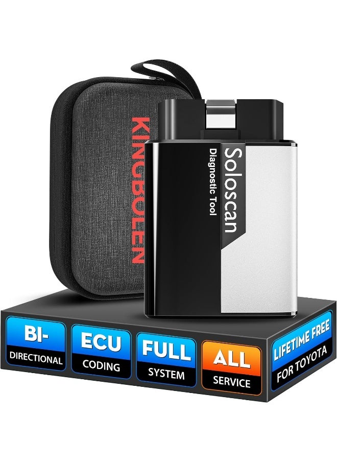 kingbolen KINGBOLEN SOLOSCAN OBD2 Scanner Bluetooth for Toyota Lexus  - Image 1