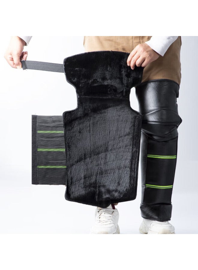 Lac Winter Knee Pads, Warm, For Cold Legs, Motorcycle And Electric Bike Warm Knee Pads And Leg Guards, Long Style - Image 2