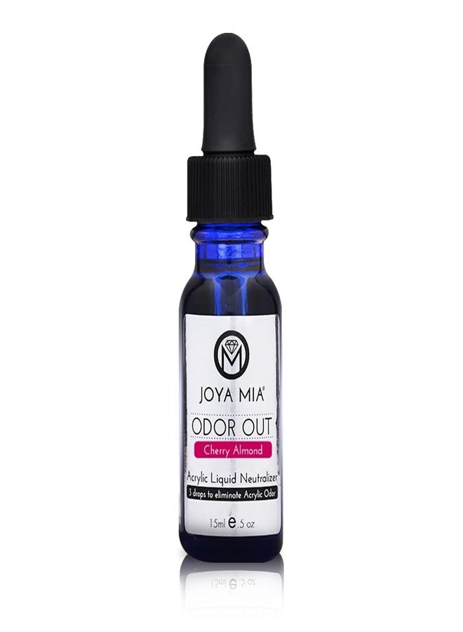 JOYA MIA Liquid Monomer Odor Out Drops, Easy to Apply Acrylic Liquid Neutralizer for Polish Smell Removal Nail, Nail Monomer Neutralizer for Extensions, Acrylics & More, Cherry Almond, 15 ml - Joya Mia - Image 1