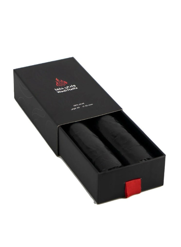 Wadi Halfa Charcoal size 33 mm 20 Tablets - Image 2
