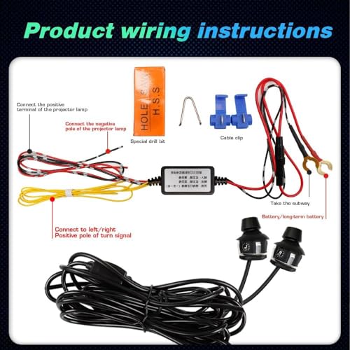 AutoBizarre Car ORVM Side Rear View Mirror Angel Wing Projector Light/Shadow LED Light/Ghost Light/Welcome Lights Universal for All Cars - Image 5