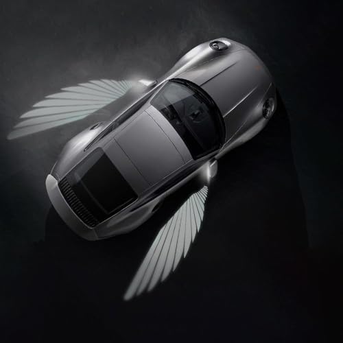 AutoBizarre Car ORVM Side Rear View Mirror Angel Wing Projector Light/Shadow LED Light/Ghost Light/Welcome Lights Universal for All Cars - Image 2