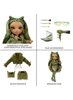 RAINBOW HIGH Olivia- Camo Green Fashion Doll. Fashionable Outfit & 10+ Colorful Play Accessories. Great Gift For Kids 4-12 Years Old And Collectors.  - Image 5