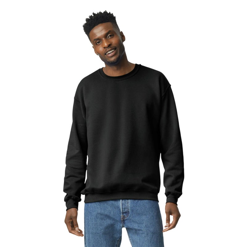 Gildan UGP Campus Apparel Gildan Men's Heavy Blend Crewneck Sweatshirt - XXX-Large - Black - Image 1