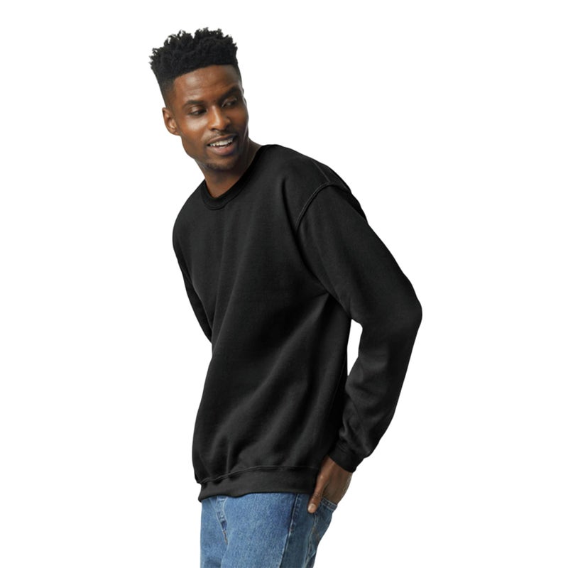 Gildan UGP Campus Apparel Gildan Men's Heavy Blend Crewneck Sweatshirt - XXX-Large - Black - Image 2
