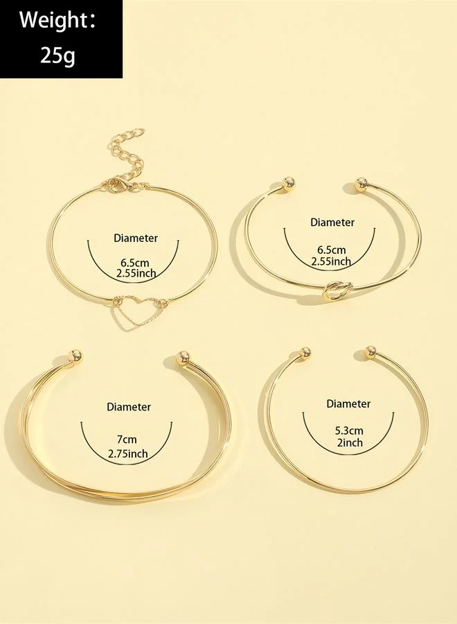 Take Two Take Two Set of 4 - Assorted Cuff Bracelets