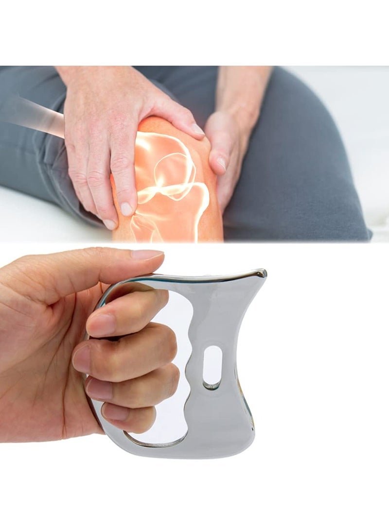 الفولاذ المقاوم للصدأ Gua Sha أدوات التدليك مكشطة العضلات - تعبئة الأنسجة الرخوة ، الظهر ، الساق ، العلاج الطبيعي للذراع ... - Image 4