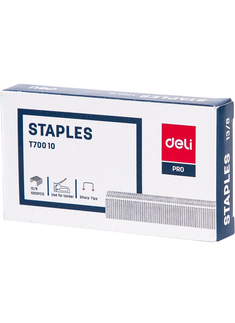 Deli Deli ET70010 Staples 13/8 - 1000pcs - ideal for high-penetration stapling  - Image 4