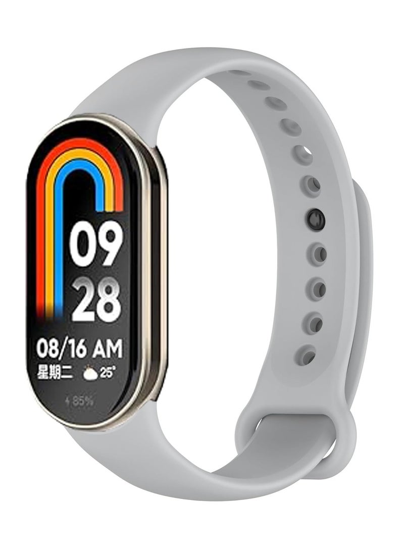 Compatible with Xiaomi Mi band10/ Xiaomi Mi band 9/ Xiaomi Mi band 8 Replacement Strap, Silicone Skin-Friendly Wrist Strap Sports Wristbands for Women Men Xiaomi Band 8/9/10 - Image 1