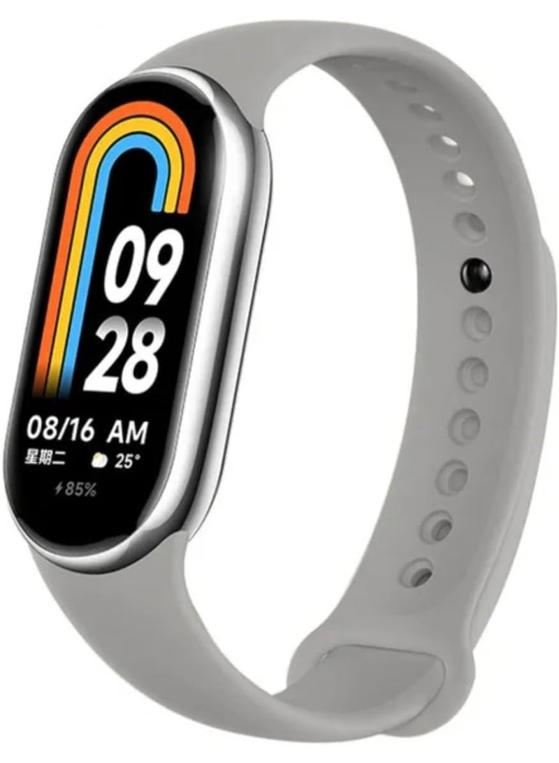 Compatible with Xiaomi Mi band10/ Xiaomi Mi band 9/ Xiaomi Mi band 8 Replacement Strap, Silicone Skin-Friendly Wrist Strap Sports Wristbands for Women Men Xiaomi Band 8/9/10 - Image 4