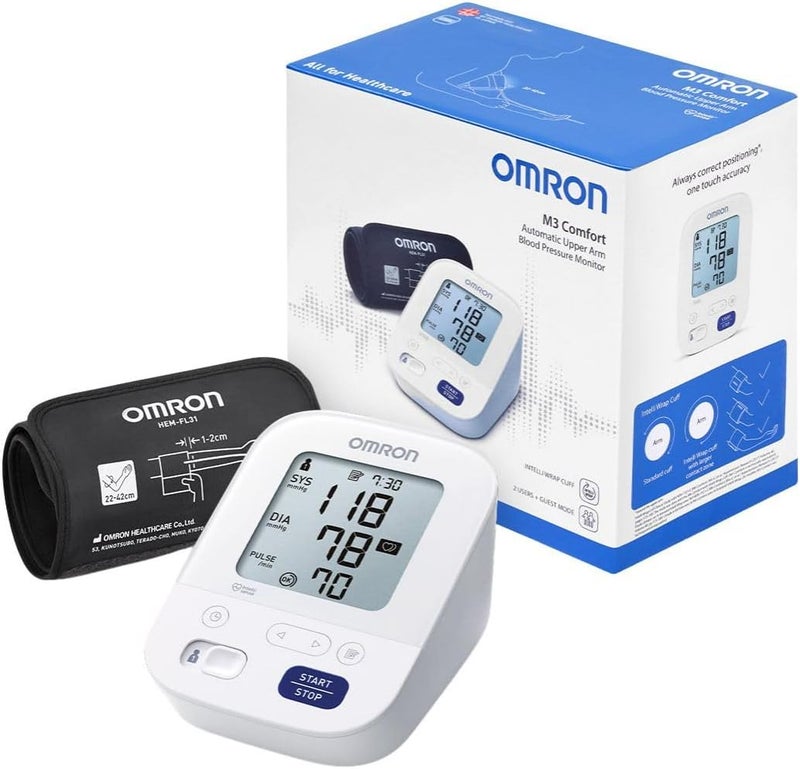 Omron M3 Comfort Upper Arm Blood Pressure Monitor - Image 2