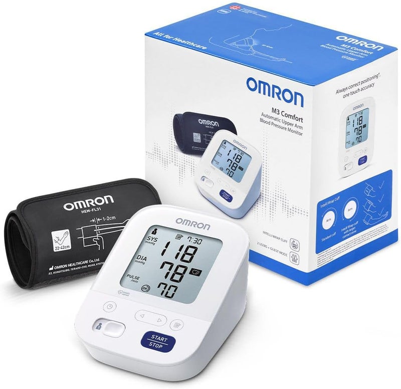 Omron M3 Comfort Upper Arm Blood Pressure Monitor - Image 1