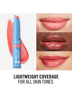 RIMMEL LONDON Kind And Free Tinted Lip Balm - 004 - Hibiscus Blaze  - Image 5