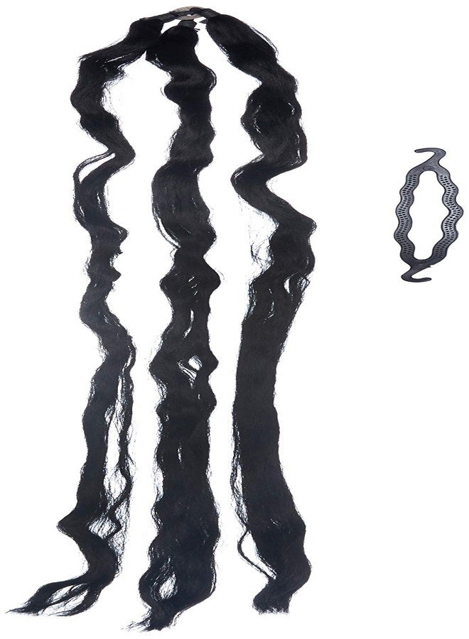 Chanderkash 42Inchs Hair Extension/Bridal Choti, Black With Free 1 Bun/Juda Maker For Women'S - Image 2