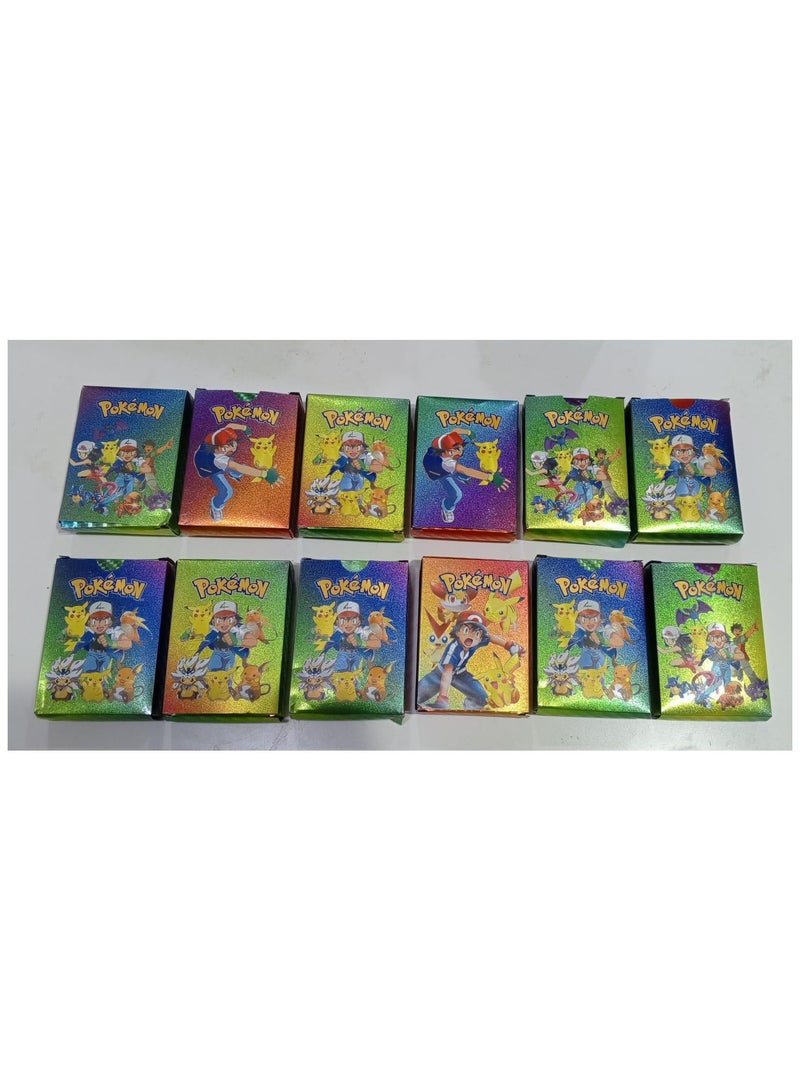 Pokemon Card Game 12-peieces (Assorted Colors)