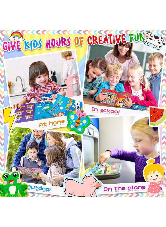 Bluejw 8 Digital Enlightenment Children's Sticker Book Mysterious Space Vehicle Sticker Children's Cognitive Quiet Book - Image 5