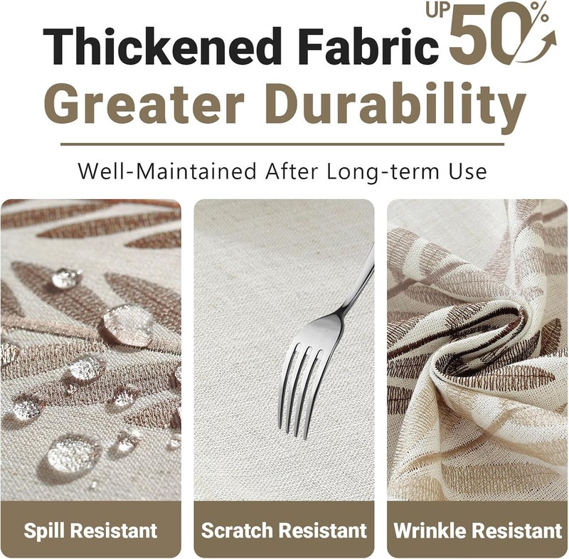 Laolitou Waterproof Cotton Linen Tablecloth - Image 4