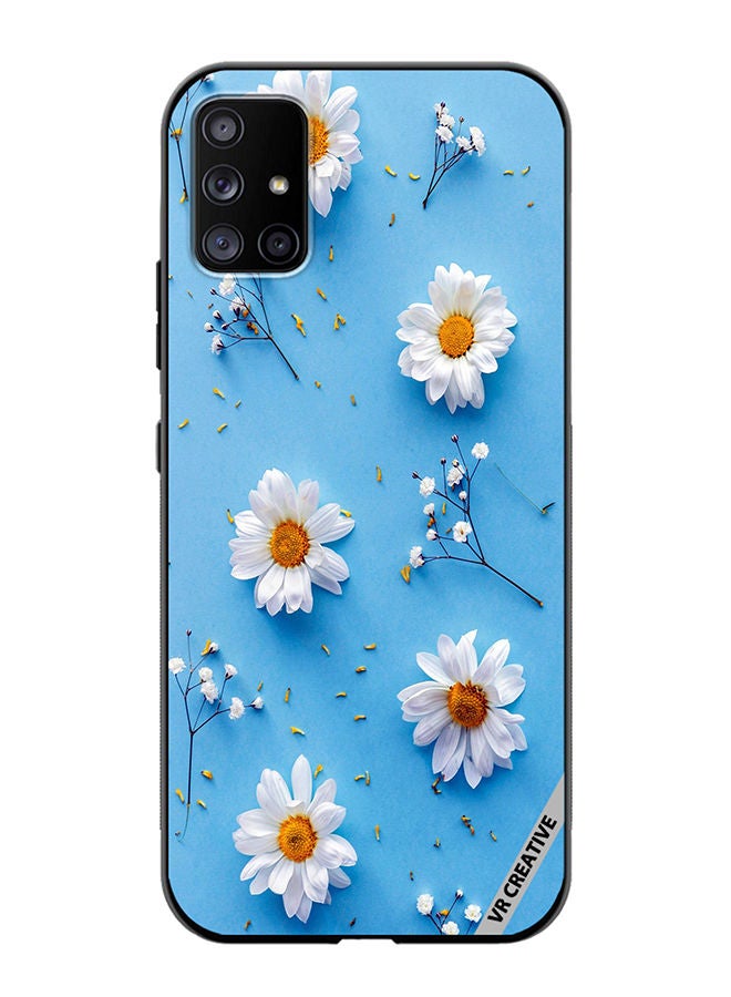 VR CREATIVE Protective Case Cover For Samsung Galaxy A71 5G Flower Design Multicolour - Image 1