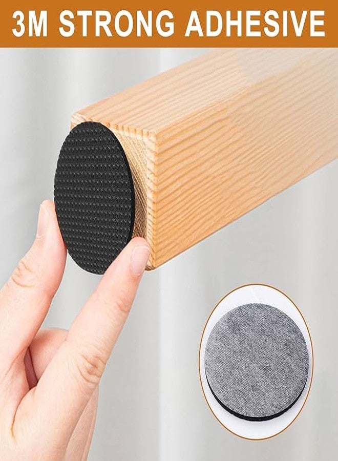 VALUEVIBES Non-Slip Furniture Pads - Set of 48 Round 1 Inch Adhesive Grippers for Sofa, Chair, Table | Anti-Skid Pads for Furniture | Prevents Sliding on Hardwood, Tile & Wood Floors (48, Round) - Image 4