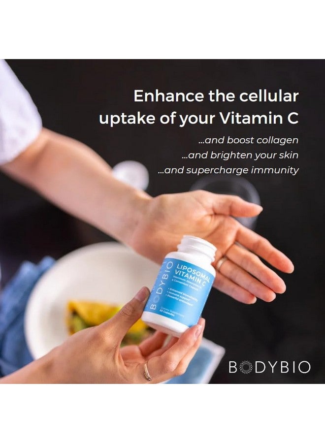 BodyBio Liposomal Vitamin C 60 Capsules | Powerful Immune Support | Maximum Absorption for Cell Support | Super Antioxidant | Pure Ascorbic Acid | Ultimate Vitamin C - Image 3