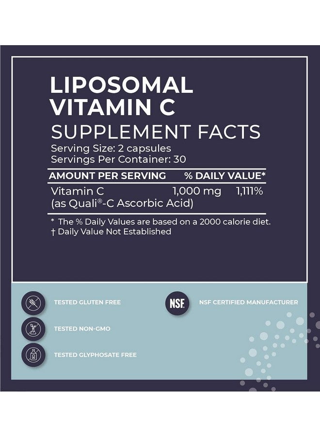 BodyBio Liposomal Vitamin C 60 Capsules | Powerful Immune Support | Maximum Absorption for Cell Support | Super Antioxidant | Pure Ascorbic Acid | Ultimate Vitamin C - Image 2