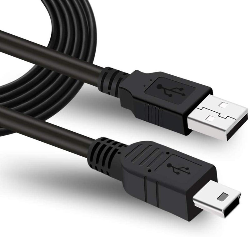 Hi-Lite Essentials كابل USB 2.0 من النوع A إلى 5 دبابيس Mini B V3 للأقراص الصلبة الخارجية/الكاميرات/قارئات البطاقات/الماسحات الضوئية (1 م) - Image 1