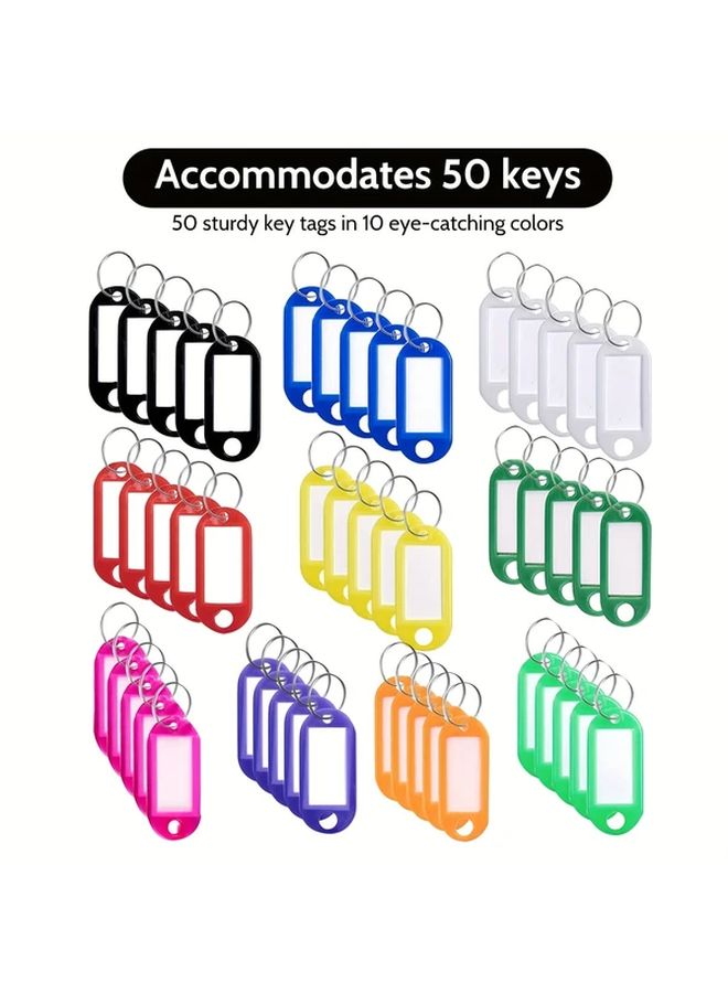 51pcs Wall Mounted Security Lock Box With 48 Slots Black Steel Key Holder - Image 4