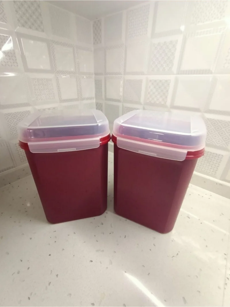 Tupperware Square Storage Box 5.5 Lt x 2 Pieces Special Square 2