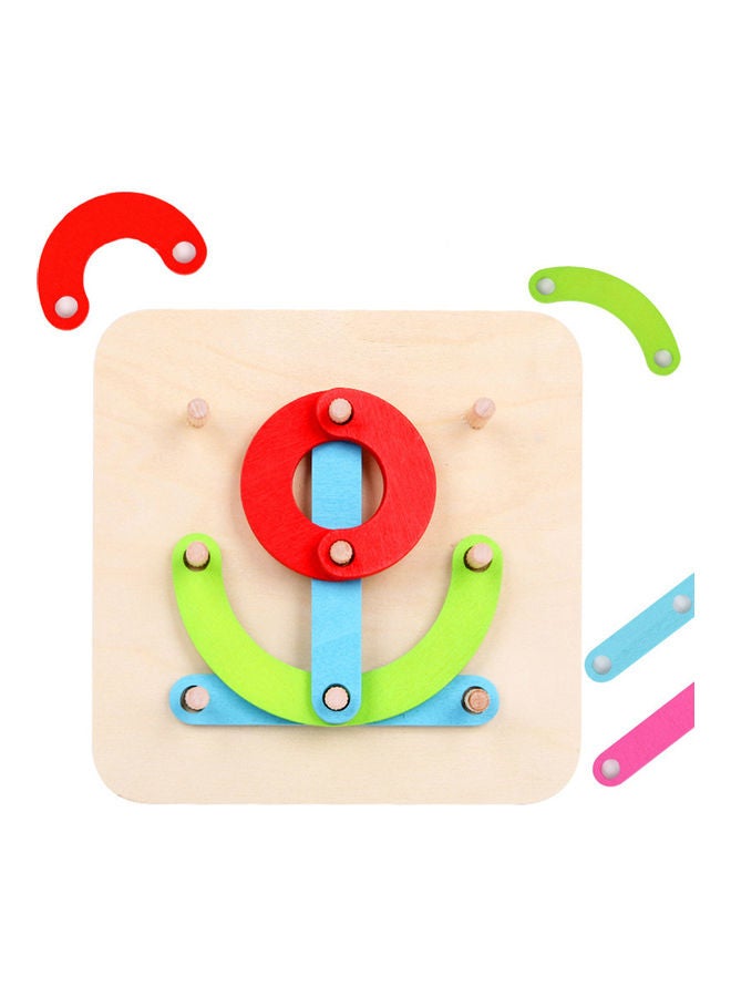 Wooden Letter Number Sorter Puzzle Pegboard - Image 2