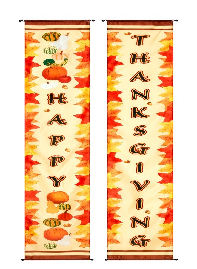 Rubies Rubie's 2-Piece Fabric Party Banner with Dowel, Thanksgiving, 84-Inches - Image 2