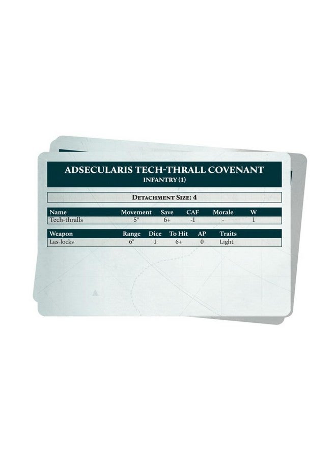 Warhammer Mechanicum Army Cards Legion Imperialis - Image 2