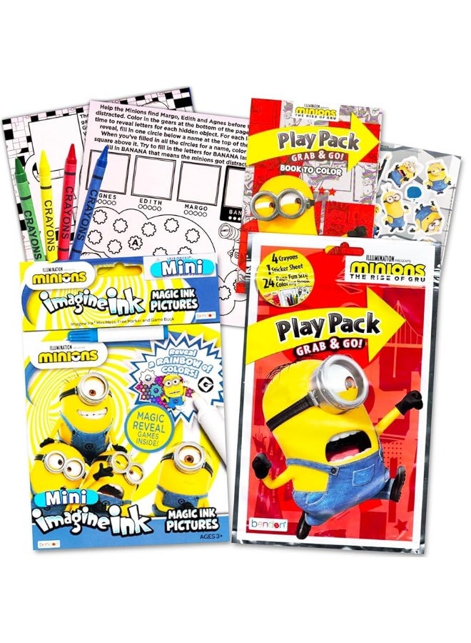 Despicable Me Minions Magic Ink Coloring Book and Play Set (Imagine Ink Book, Mess Free Marker and Play Pack) - Image 2