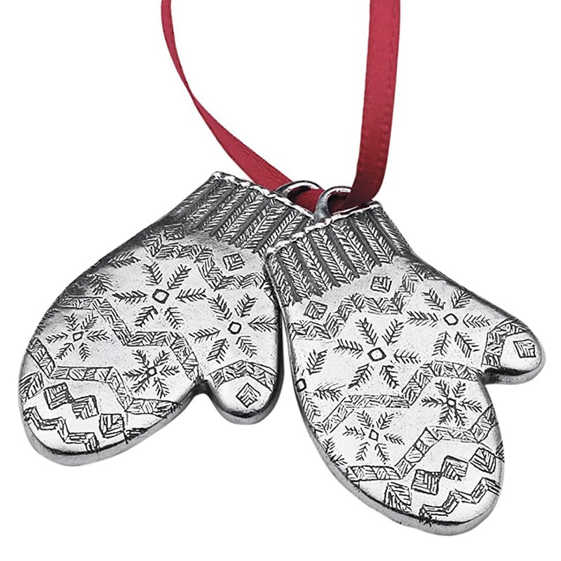 Danforth Childrens Mittens Ornament  Handcrafted Pewter Ornaments for Christmas Tree  Made in USA