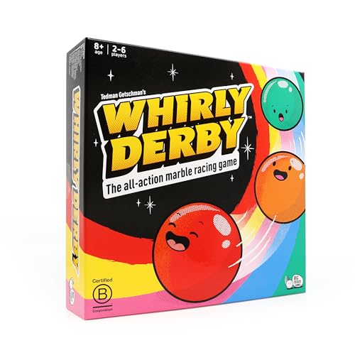BIG POTATO Whirly Derby The All Action Marble Racing Game New Family Board Game for 26 Players Age 8 - Image 1
