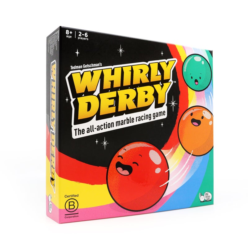 BIG POTATO Whirly Derby The All Action Marble Racing Game New Family Board Game for 26 Players Age 8 - Image 3