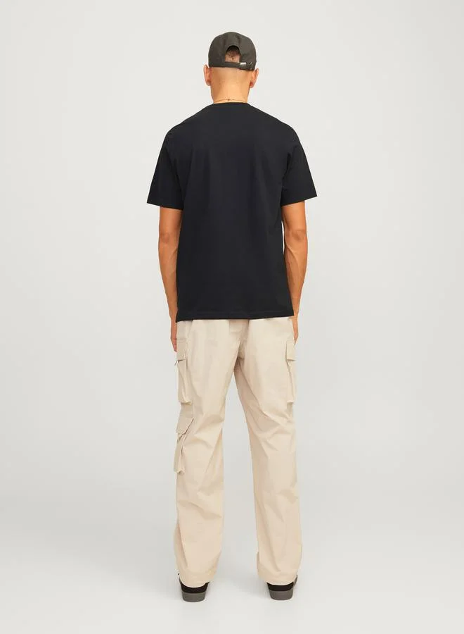 JACK & JONES Logo Print Crew Neck T-Shirt