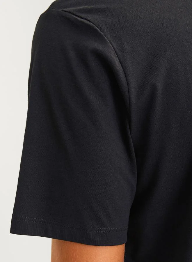 JACK & JONES Logo Print Crew Neck T-Shirt