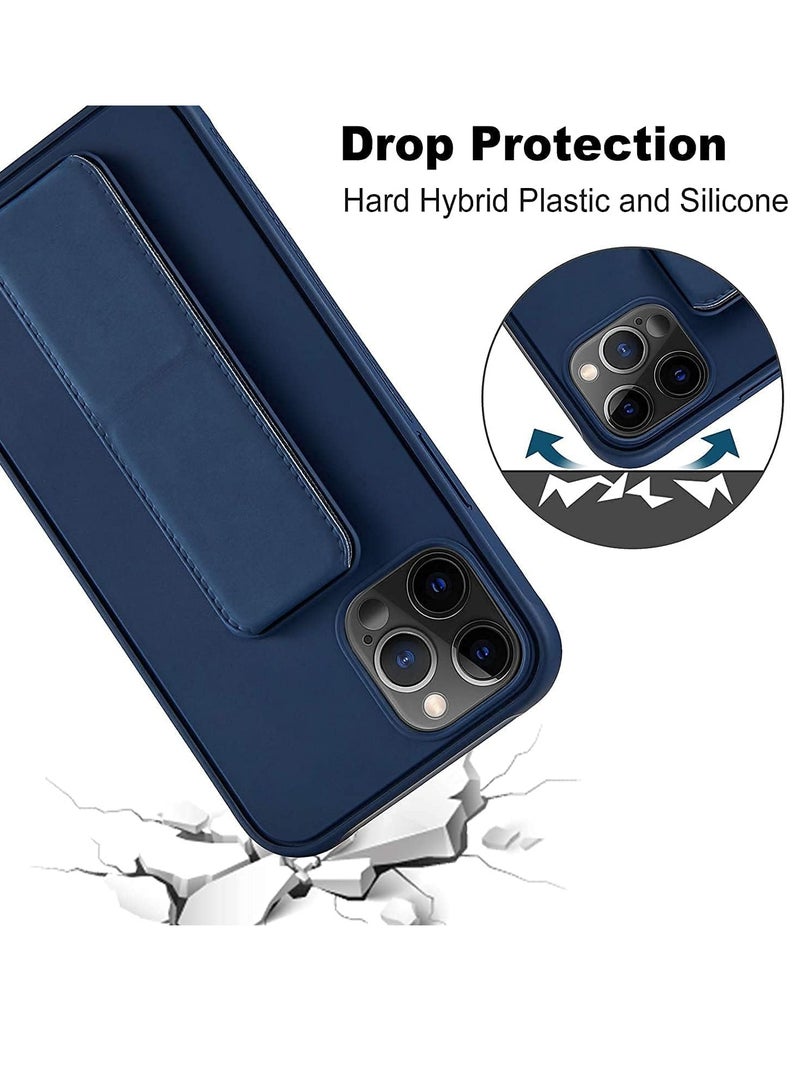 BORTONY Protective Case Cover with Finger Grip Stand for Apple iPhone 13 Pro - Image 3