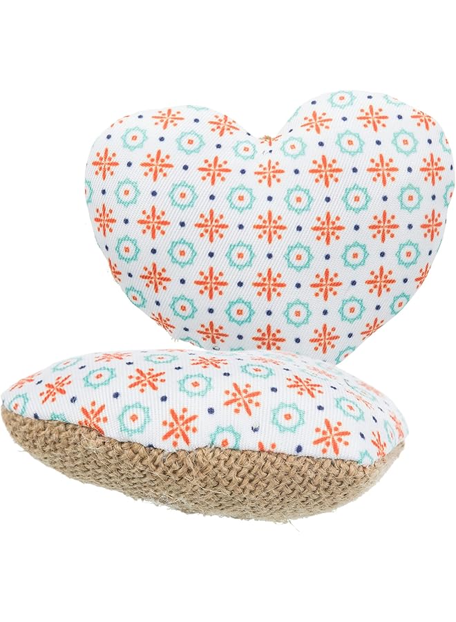 Trixie Heart Jute Fabric 8 Cm - Image 1