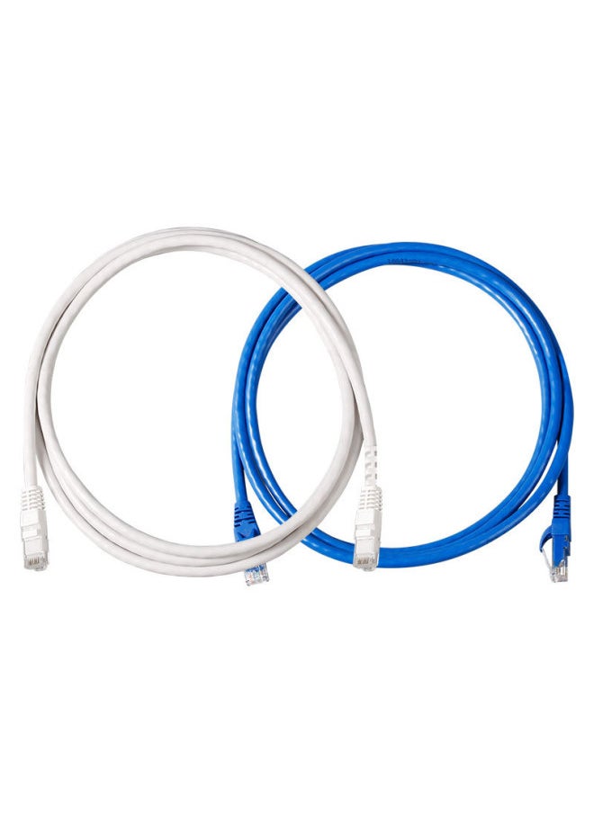 Generic - Mingxi Super Six Network Jumper High-speed Gigabit Non-shielded Pure Copper Computer Router Broadband Data Center Network-Color:Super Six Blue-Line Length:25 M - Image 1