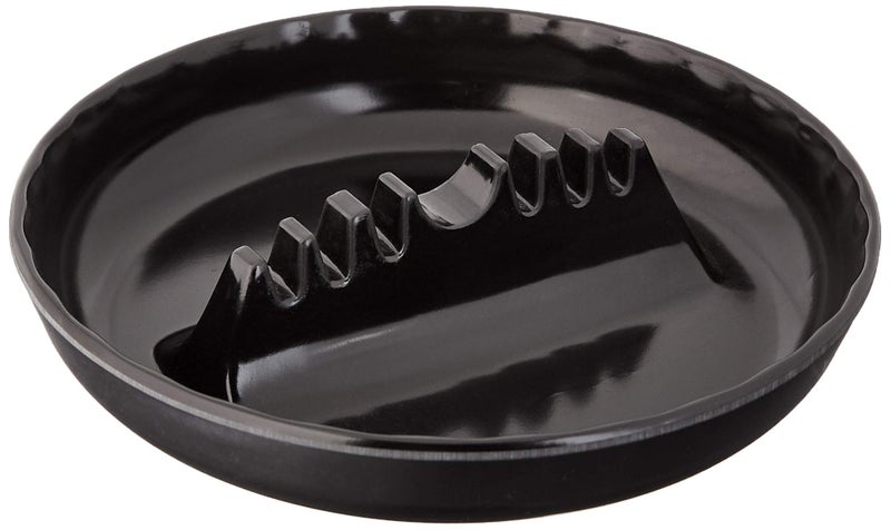 Fox Run 6121 Melamine Ash Tray, 6.75 x 6.75 x 1.25 inches, Black - Image 4