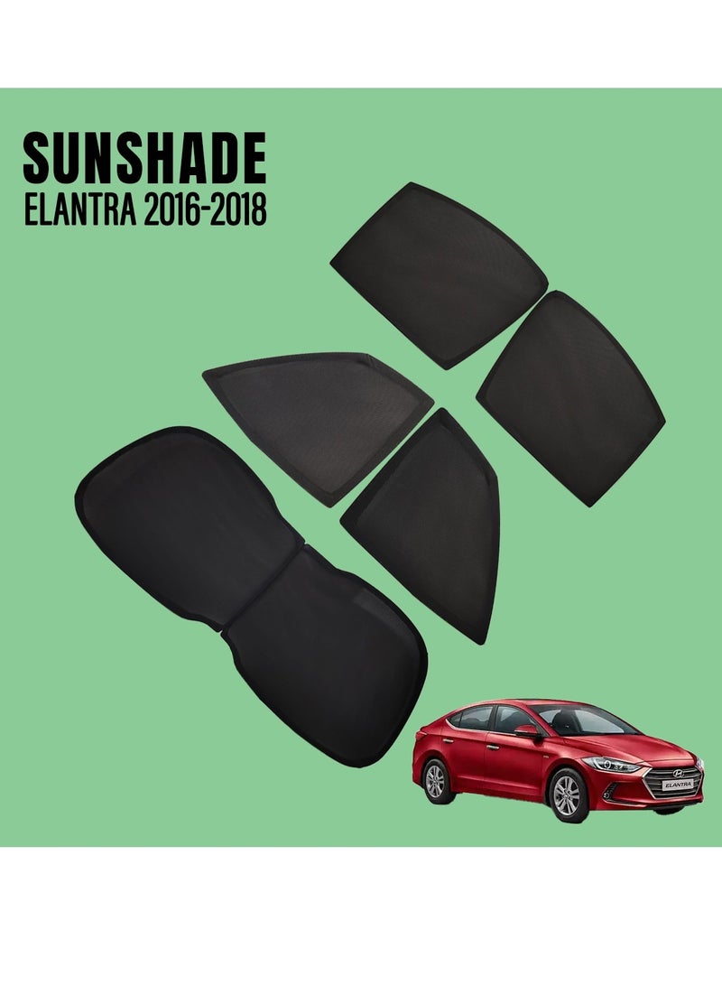 Sunshade All Car Side UV And Heat Protection Front Back Sides Sun Shades High Quality For Elantra 2016 2018 - Image 1