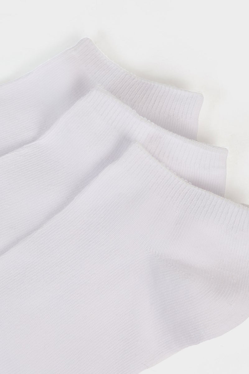 DeFacto White Woman 3 piece Short Socks Casual - Image 4