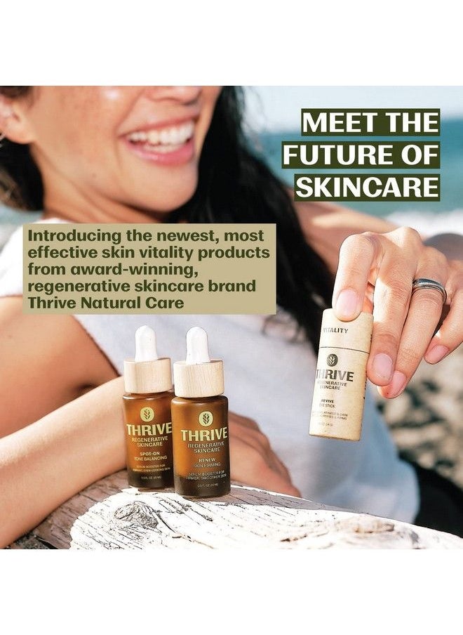 thrive natural care - Thrive Revive Eye Balm Stick Under Eye Brightener Reduces Puffy Eye Bags Vegan Made In Usa 0.5 Oz - Image 1