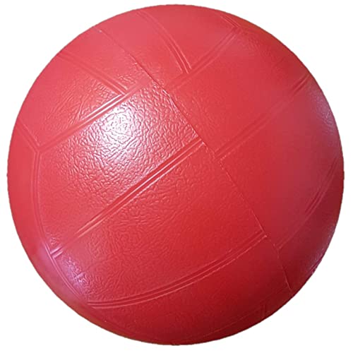 Jupiter Industries Inflatable Vinyl Handball for Pool, Beach & Garden|Perfect for Outdoor & Indoor Play|PVC Ball for Kids with 2 Inflating Pins|Size : 22cm (9 Inches)|Red Earth - Image 1