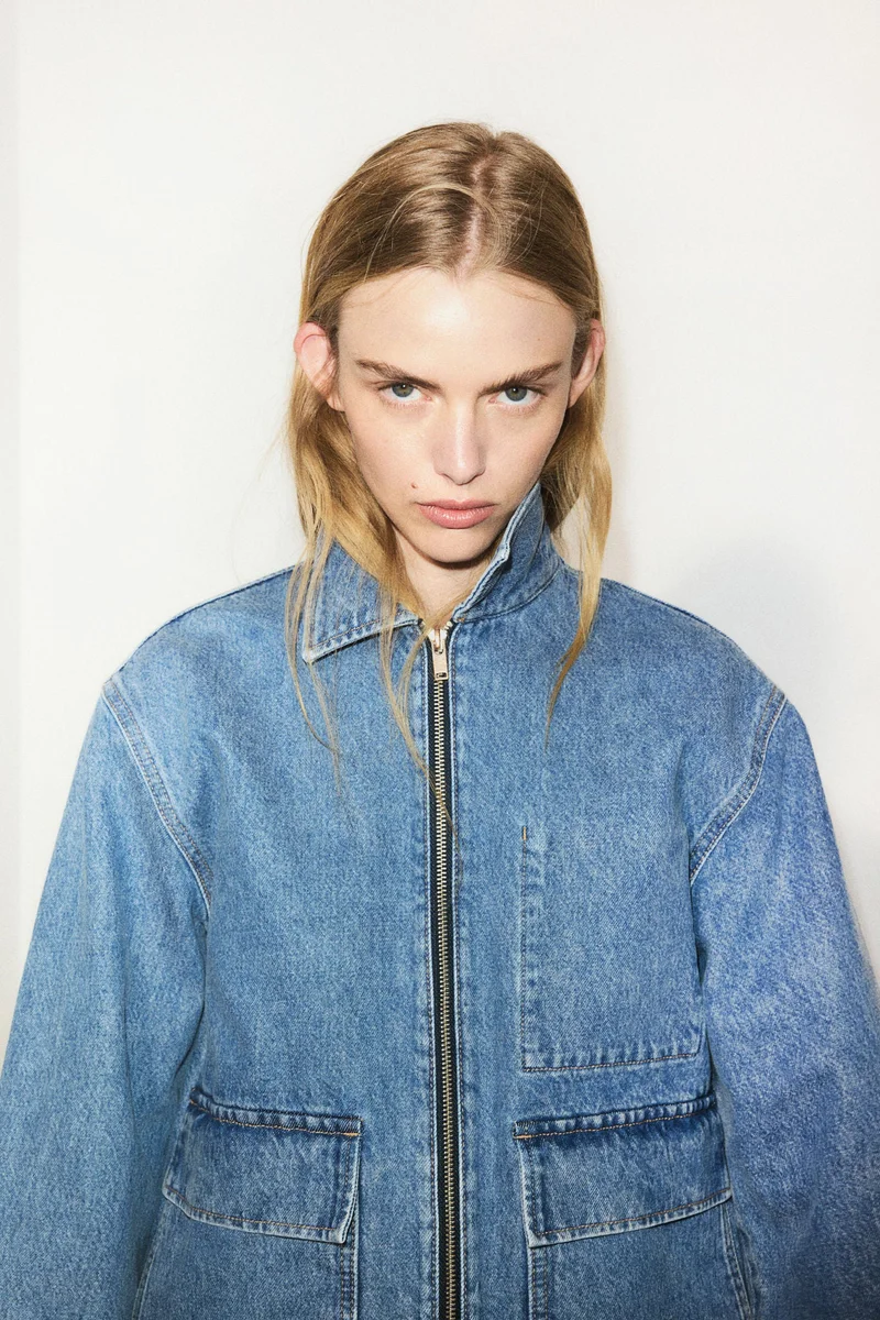 اتش اند ام جاكيت دنيم