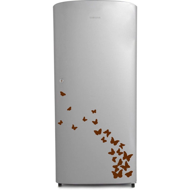 DecorVilla Decor Villa Many Butterfly Fridge Sticker Wall Sticker PVC VinylSize 58 cm x 25 cm - Image 1