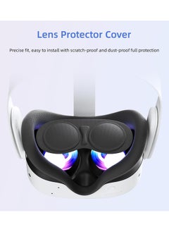 XICEN 7 in 1 Accessories Bundle for Meta Quest 3s, Silicone Cover Set Accessories for Meta/Oculus Quest 3s, Includes Oculus Quest 3S VR Headset Cover, Controller Grips Hand Strap, Face Pad Silicone Facial Interface, Lens Protector, Thumb Grip, Sweat Guard  - Image 4